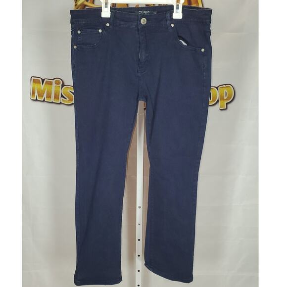 Denim Culture Men’s Blue Skinny Jeans Stretch Fit Size 38x32 - Picture 1 of 6